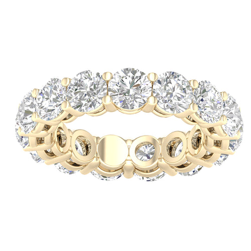 yellow gold diamond band
