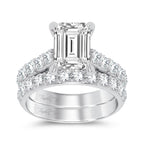 14K 5.00CT Certified Lab Grown Diamond Bridal Ring