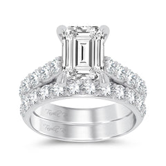 14K 5.00CT Certified Lab Grown Diamond Bridal Ring