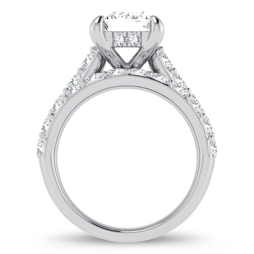 14K 5.00CT Certified Lab Grown Diamond Bridal Ring