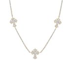 10K Diamond Cross Tennis Chain