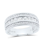 Banda estilo cuerda con diamantes de 10 quilates