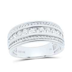 Banda estilo cuerda con diamantes de 10 quilates