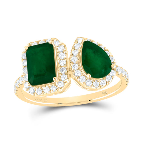 Anillo Tú y Yo de 14 quilates