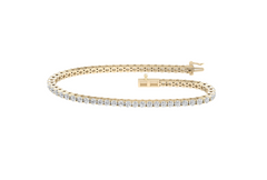 14K 4.00ct Lab Diamond Tennis Bracelet
