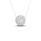 14K 1.00CT Lab Diamond Pendant