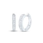 10K Diamond Huggies