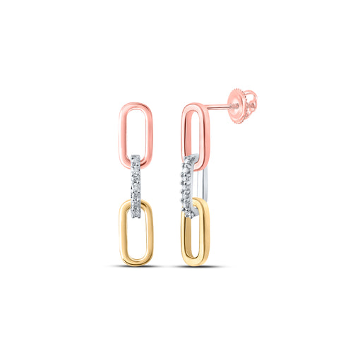 Pendientes de clip con diamantes de 10 quilates