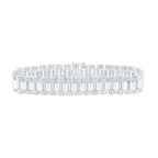 10K Diamond Fancy Link Bracelet