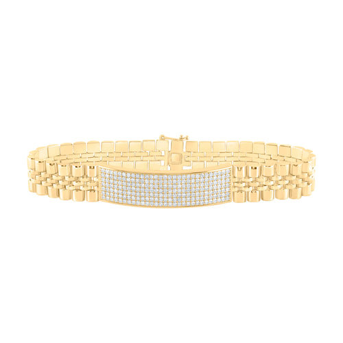 10K Fancy Link Bracelet