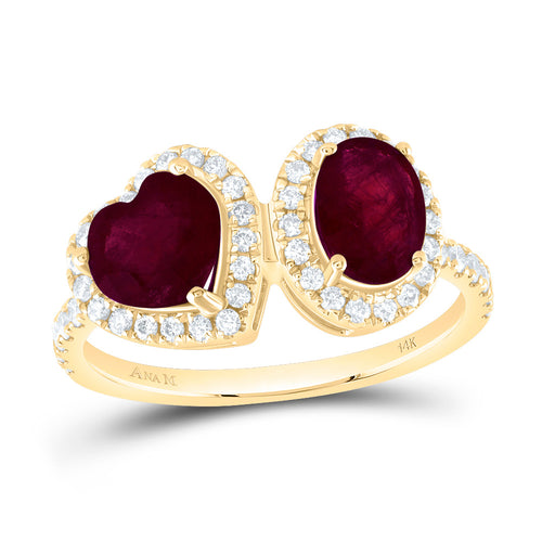 14K Toi et Moi Ring