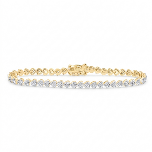 10K Diamond Bracelet
