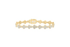 10K Diamond Cross Bracelet