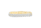10K Baguette Diamond Bracelet