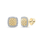 10K Diamond Nugget Earrings